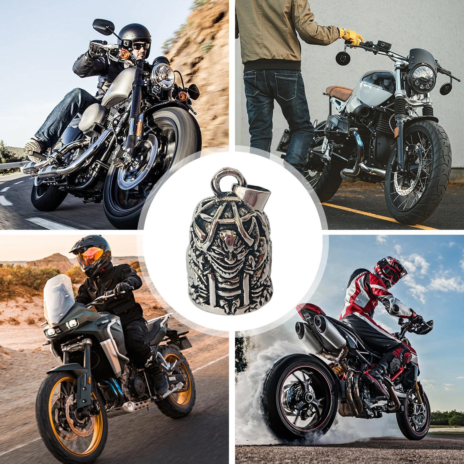 Mens Accessories Style - オートバイスタイルレトロケージ悪魔乗馬ラッキーベルオートバイラッキーベル乗馬アクセサリーライダーバイカー男性