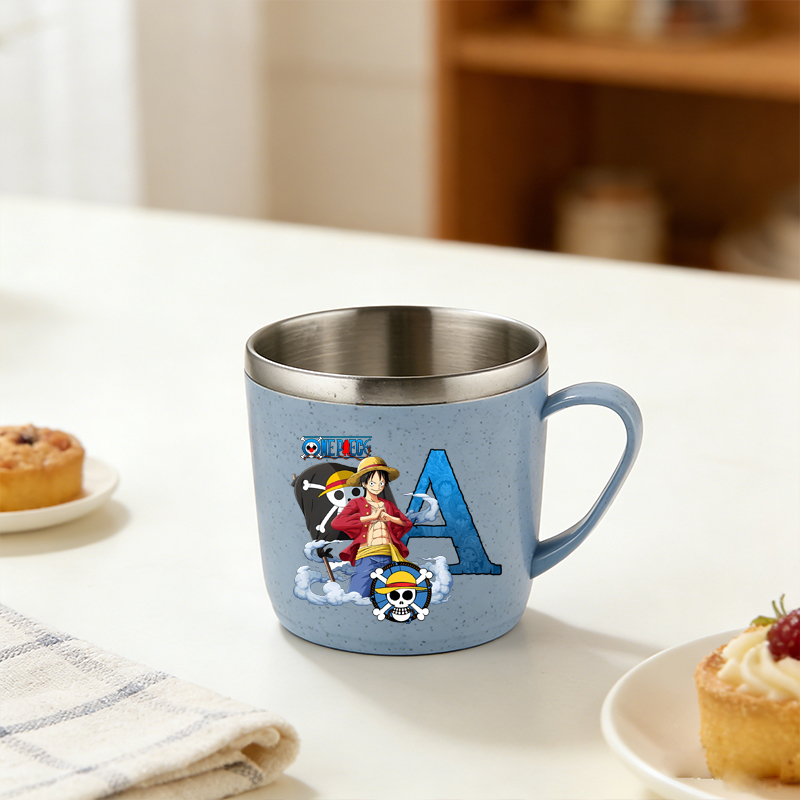 ワンピース ウォーターカップ 男の子 女の子 アニメ レター - Flask Stainless Steel のレビューと価格