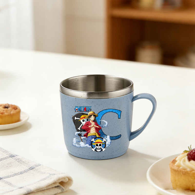 ワンピース ウォーターカップ 男の子 女の子 アニメ レター - Flask Stainless Steel のレビューと価格