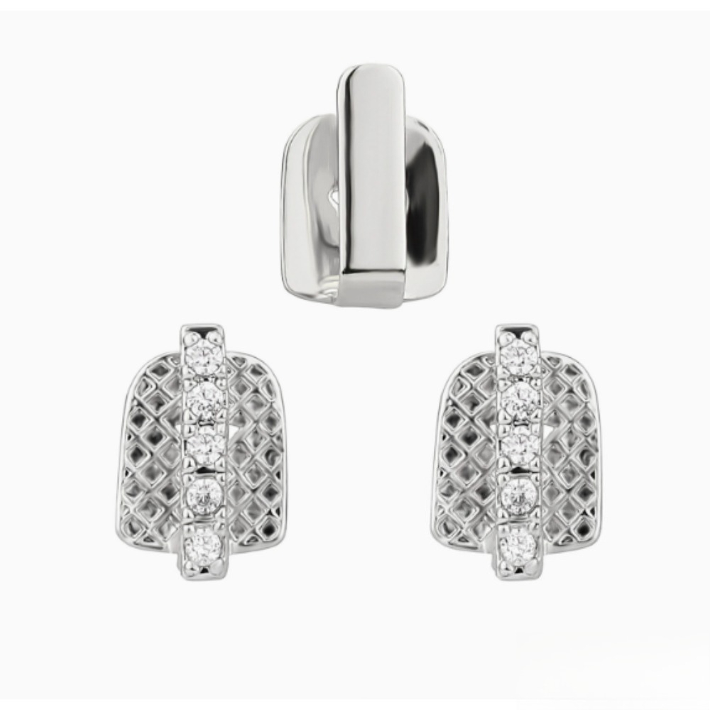 金銀メッキ アイスアウト歯グリルズ ヒップホップ ラッパー  - Men Accessories Silver のレビューと価格