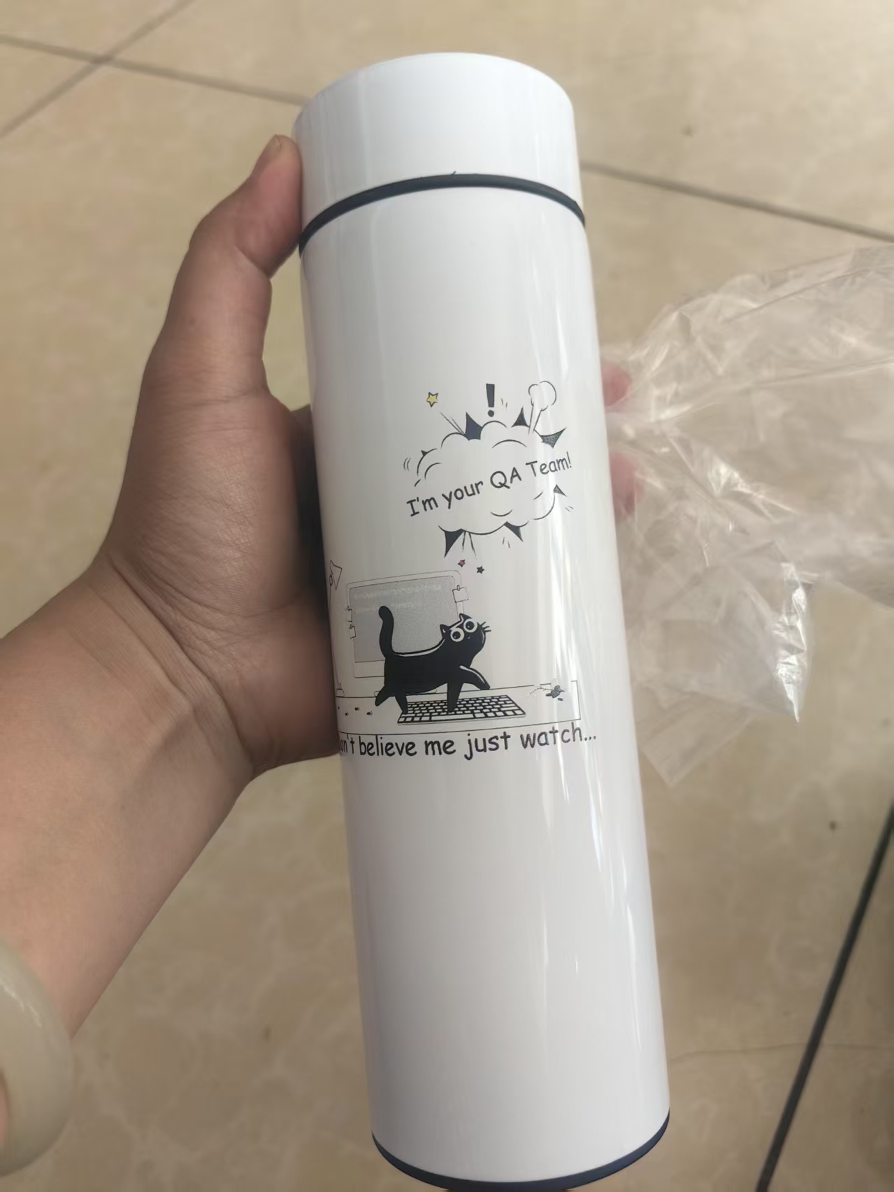 サーモス SUS304 茶水ボトル 500ML ロゴ入り ス - Flask Stainless Steel のレビューと価格