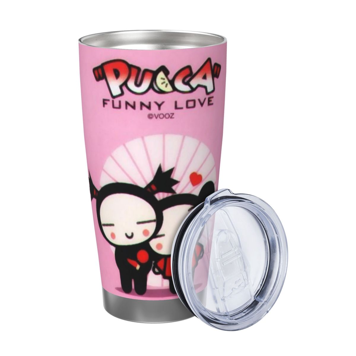 かわいい漫画プッカ 20オンス ステンレス製 保温保冷コーヒ - Flask Stainless Steel のレビューと価格