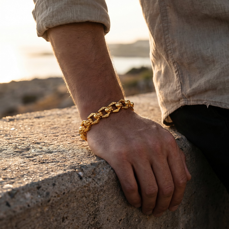KALEN メンズ 手頃な価格の高級ステンレススチール スカ - Men'S Accessories Affordable のレビューと価格