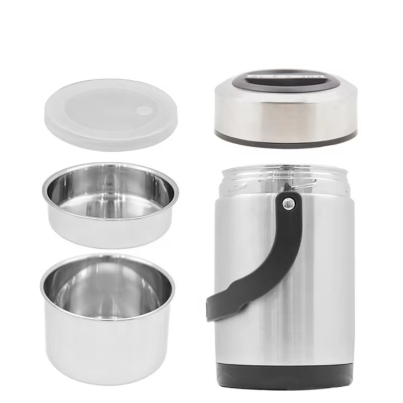 真空断熱弁当箱 ステンレス製 保温24時間 食品・スープ・軽 - Flask Stainless Steel のレビューと価格