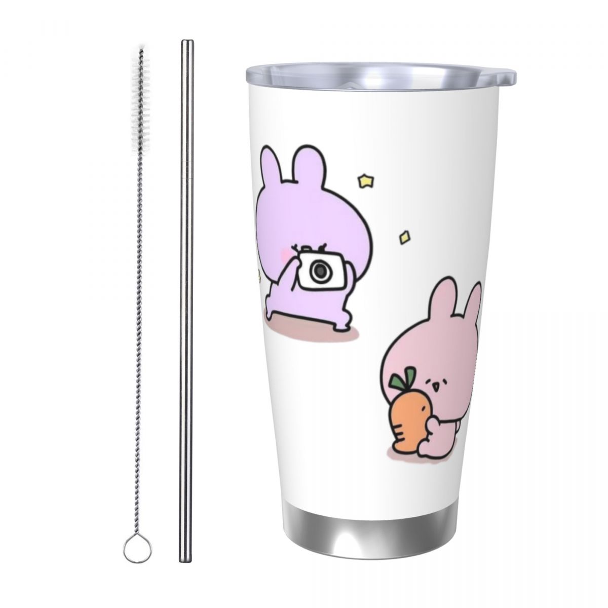 Asamimichaan キュートアサミミ 20オンス ステ - Flask Stainless Steel のレビューと価格