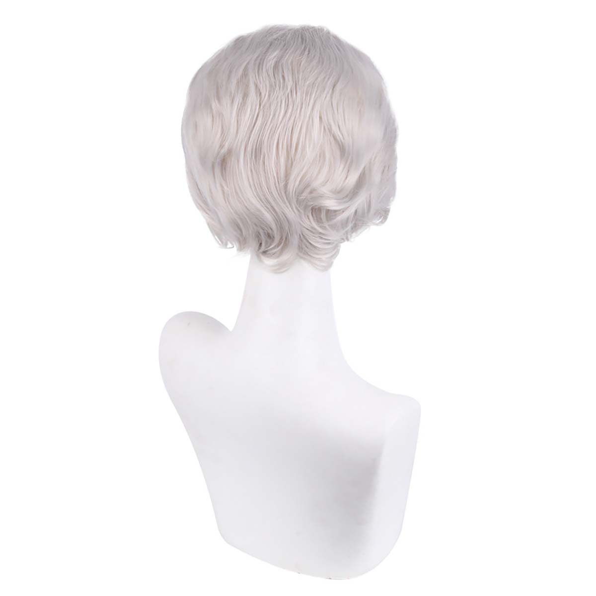 男性用ゲーム「デビル・メイ・クライ」バージルコスプレウィッグ - Men Accessories Silver のレビューと価格