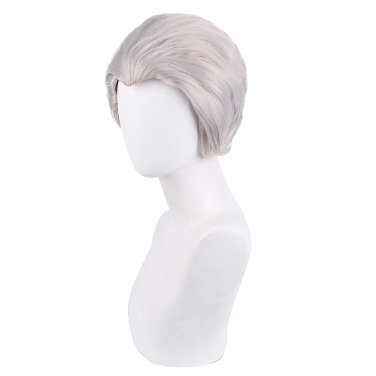 男性用ゲーム「デビル・メイ・クライ」バージルコスプレウィッグ - Men Accessories Silver のレビューと価格